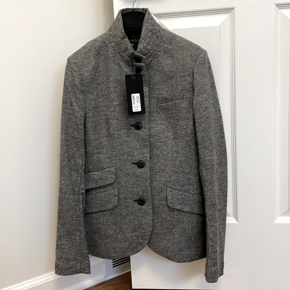 Rag & Bone Slade Blazer Grey/Black